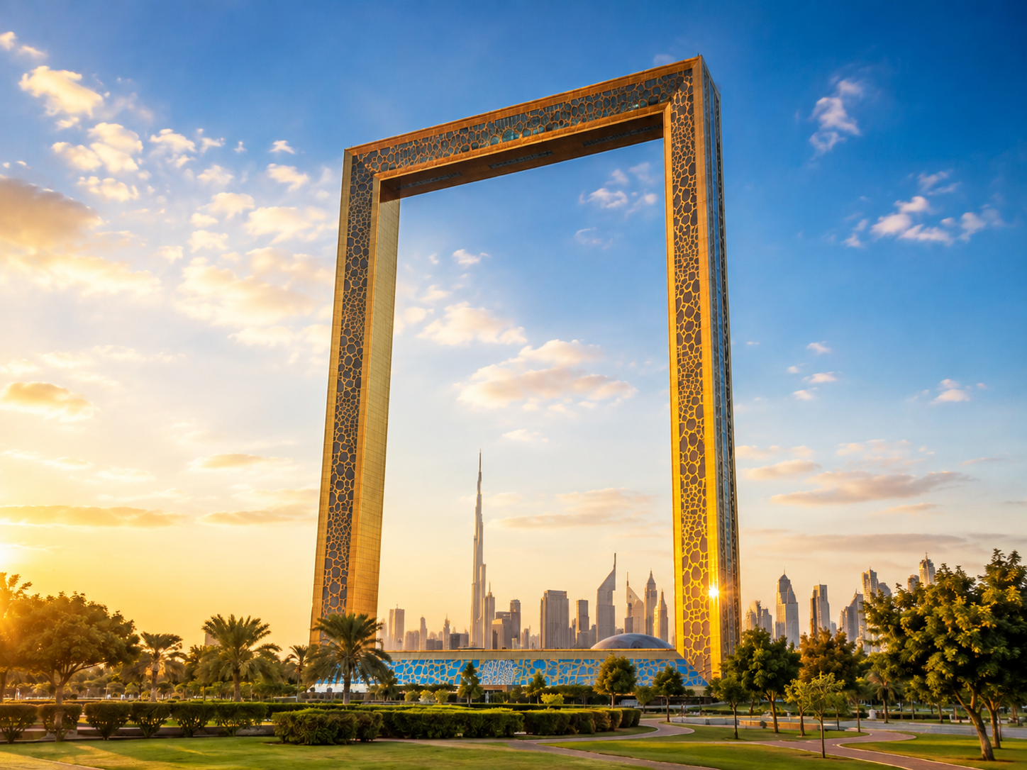 Dubai Frame Ticket panoramic Dubai landmark